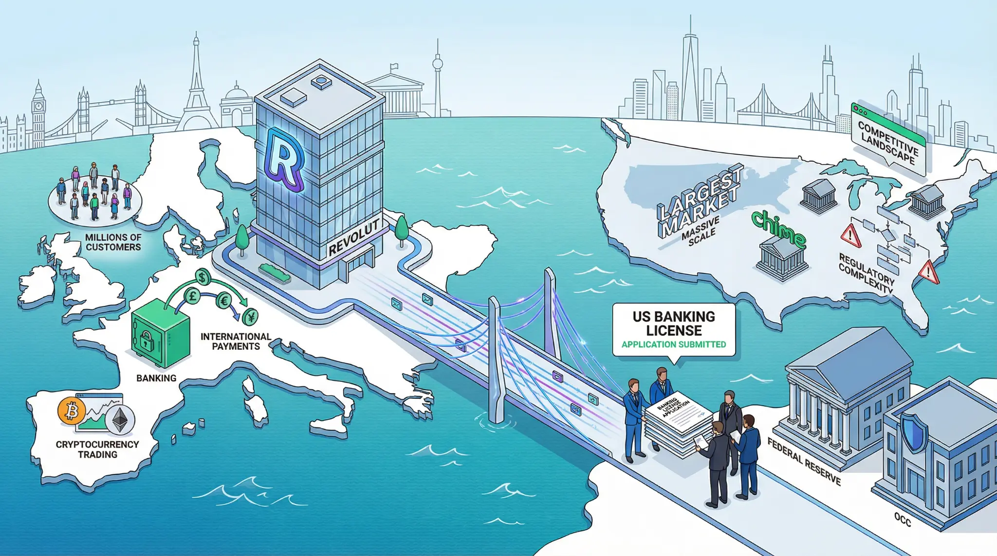 Revolut Applies for US Banking License: European Neobank Seeks to Expand into America's Largest Market