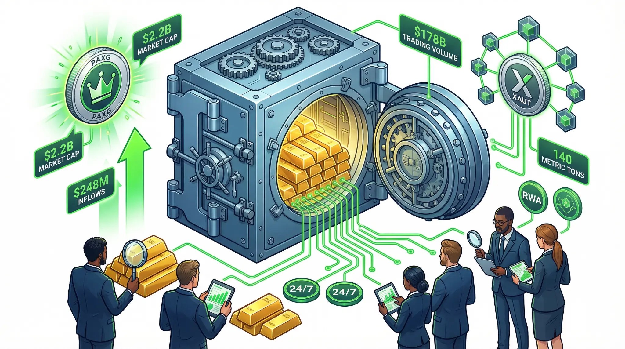 Tokenized Gold Hits $5.8 Billion Market Cap: Paxos and Tether Lead the Real-World Asset Revolution