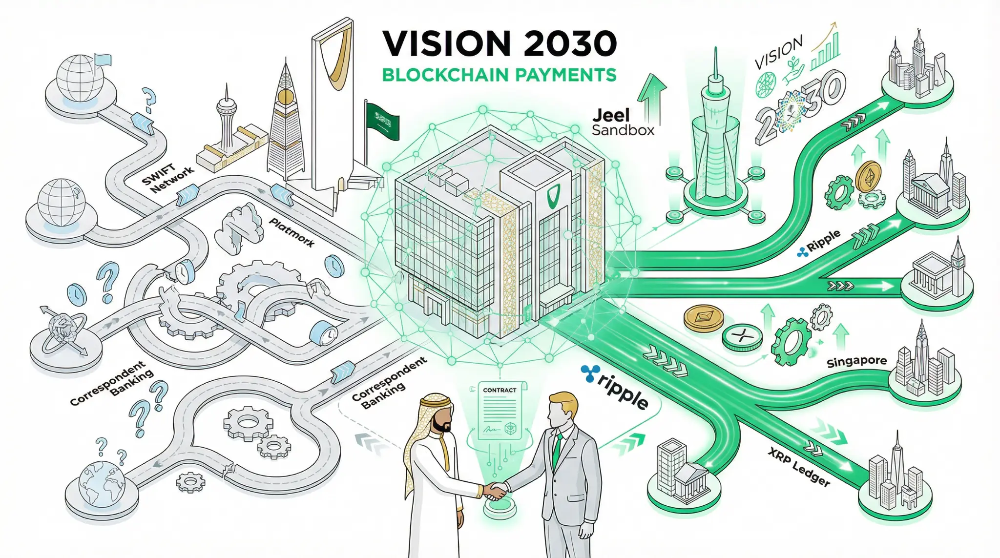 Ripple Partners with Riyad Bank's Jeel: Saudi Arabia's Vision 2030 Goes Blockchain