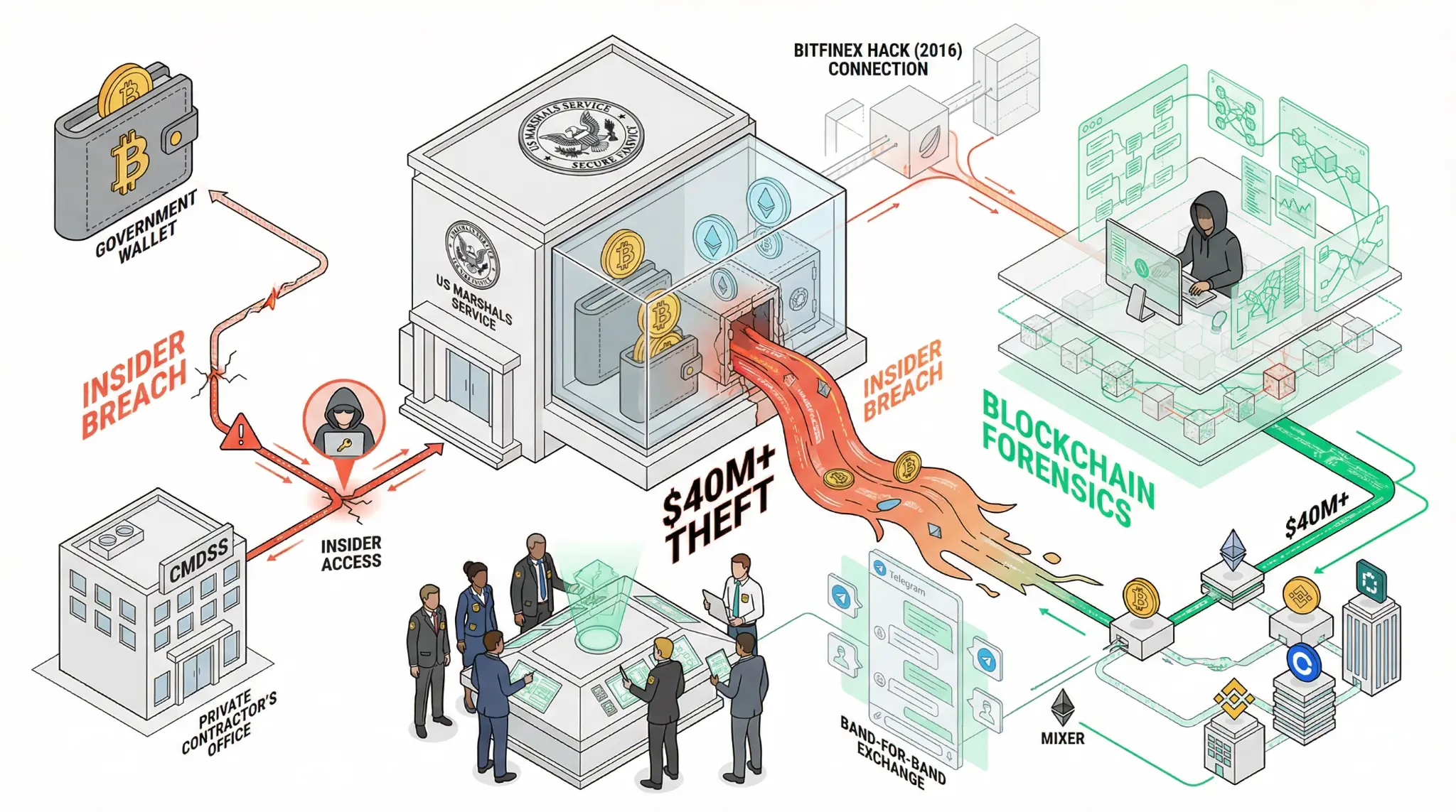 U.S. Marshals Service Hit by $40M+ Insider Theft: Government Custody Breach Exposes Risks of Centralized Asset Management